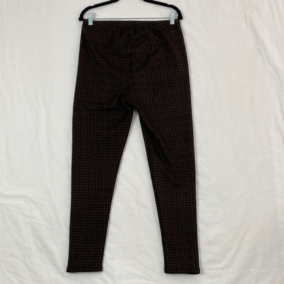NEW Just Cozy Fleece Lined Houndstooth Leggings Size XL - Picture 2 of 13
